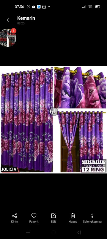 Gorden Smokring Korden Homemade Smokering Ring 12 Motif Purple Shabby