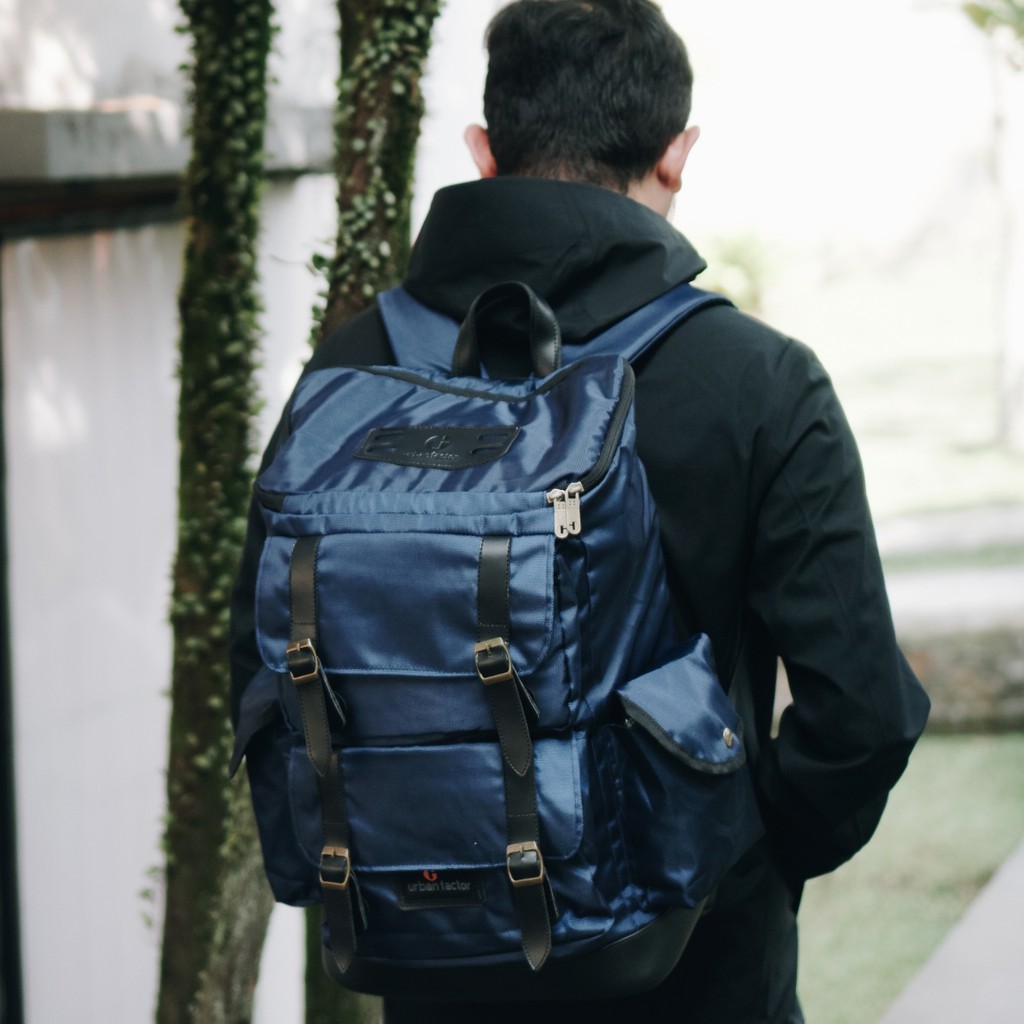 SAVAGE NAVY |Urban Factor x FORIND| Tas Ransel Punggung Ori Bag Pria Wanita Backpack Baru Gunung