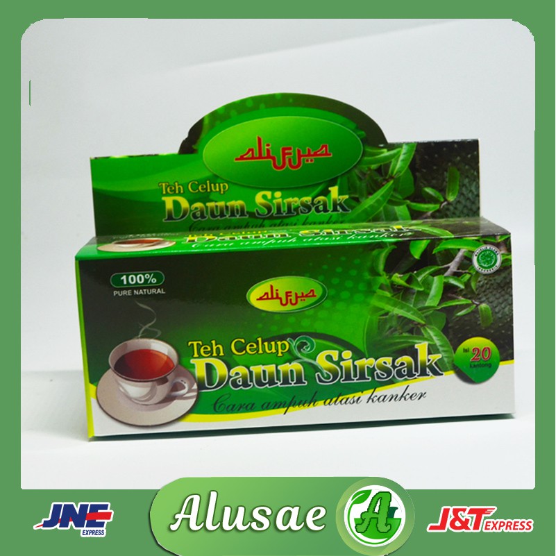 

Teh Daun Sirsak Alami 100% Celup Obat Untuk Kista Kanker Dll Isi 20 Sachet