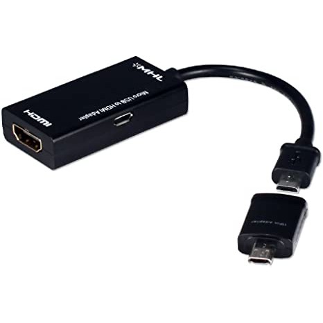 Kabel converter micro usb to HDTV MHL plus 11 pin
