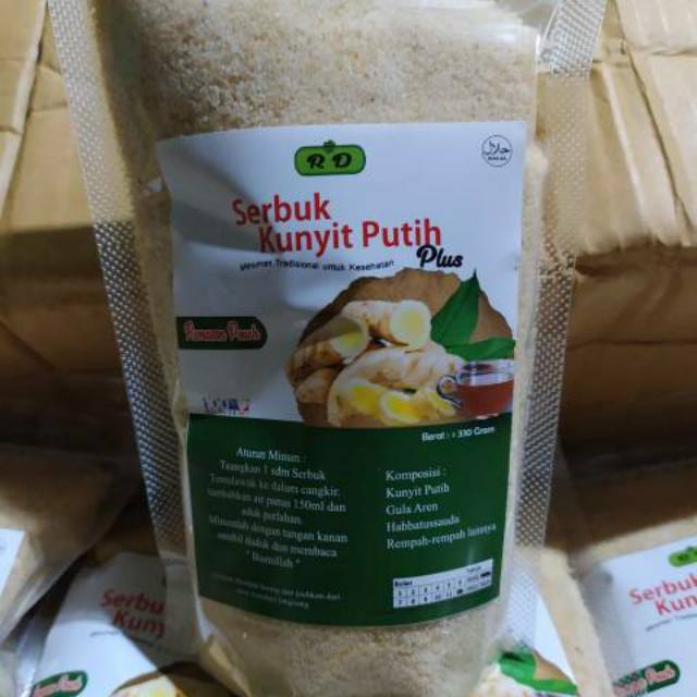 

Kunyit putih instan RD 330grm