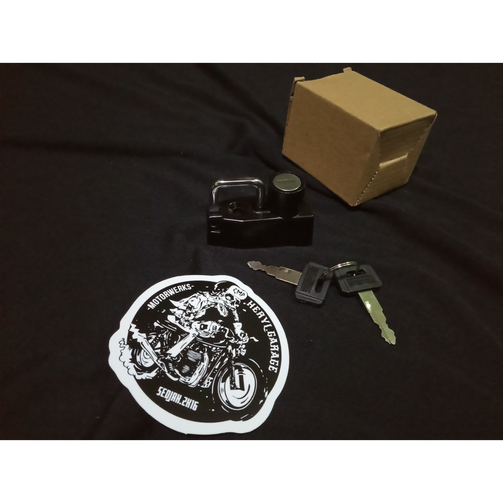KUNCI HANGER GANTUNGAN HELM YAMAHA RX KING RX SPESIAL RXK YT115 V80 V75 SUZUKI FR75 PNP UNIVERSAL