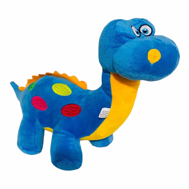 Boneka Dinosaurus Tompel Warna Warni 6 Varian Warna Berlabel SNI