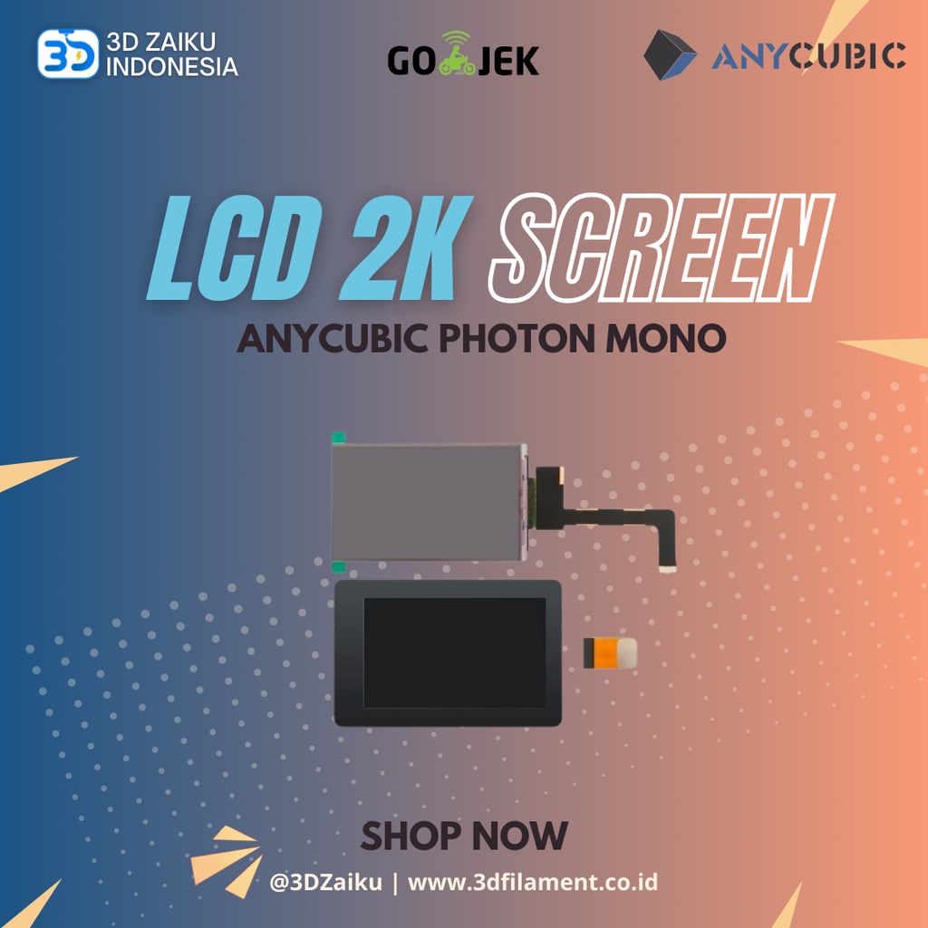 Original Anycubic Photon Mono LCD 2K Replacement Screen