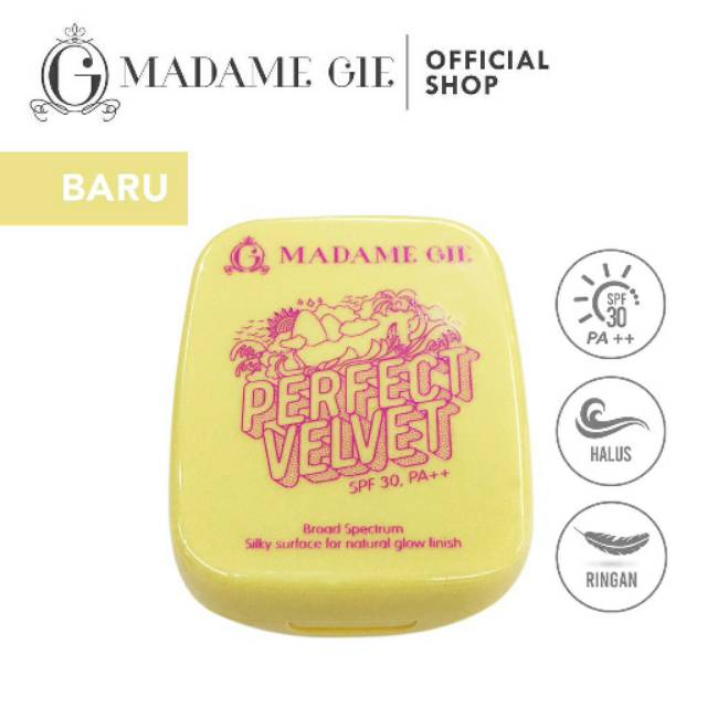 LIZBEAUTY - Madame Gie Perfect Velvet SPF 30 Two Way Cake - Make up Bedak Padat