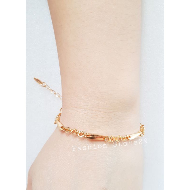 Gelang Impor xuping Fashion perhiasan lapis emas 18k bestseller tahan lama