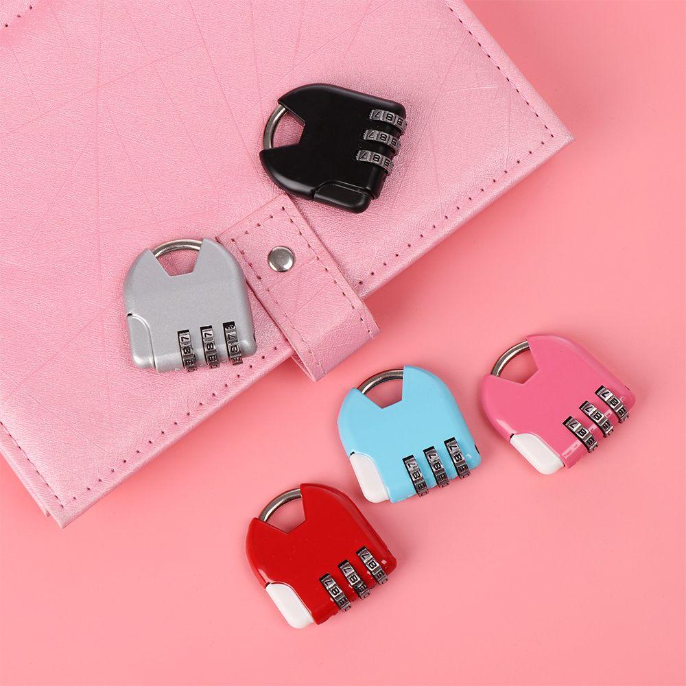 Preva 1pcs Password Lock Mini HOT Diary Pelindung Loker Case Supply Koper Travel Kombinasi Kode 3digit Dial