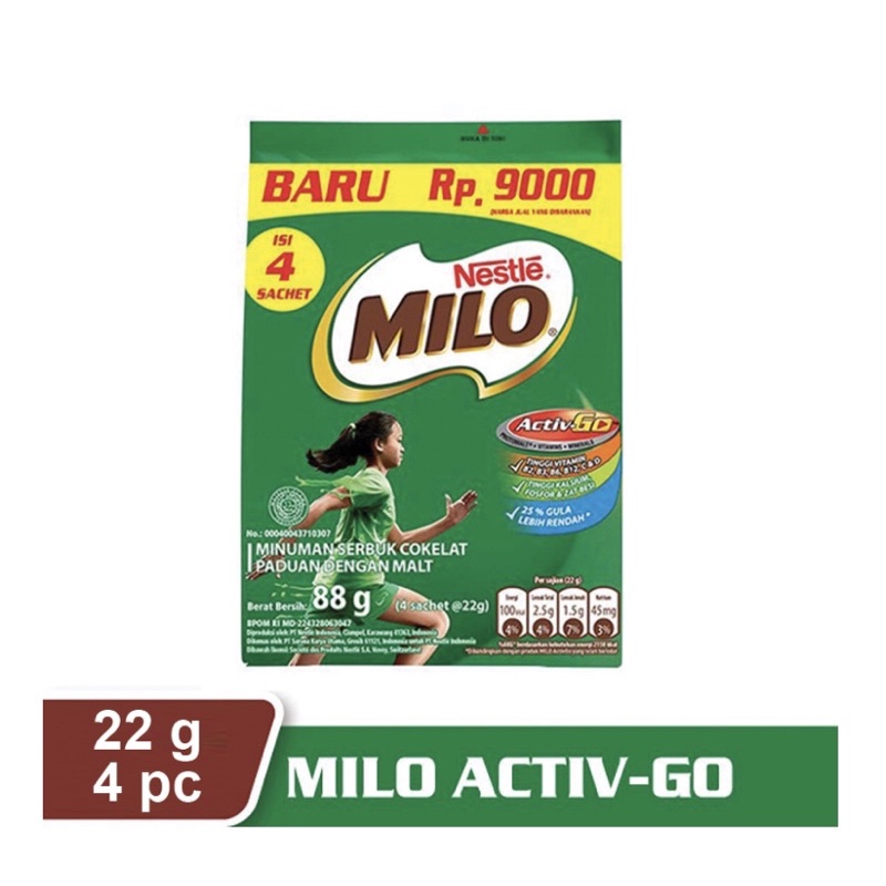 

Milo Bag 4x22g