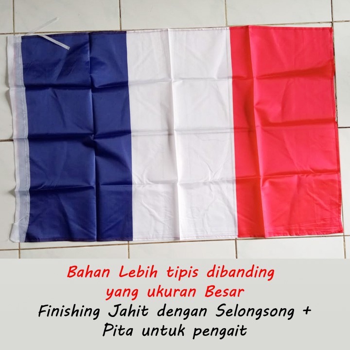 Bendera Prancis / France Flag / backdrop Perancis ukuran besar