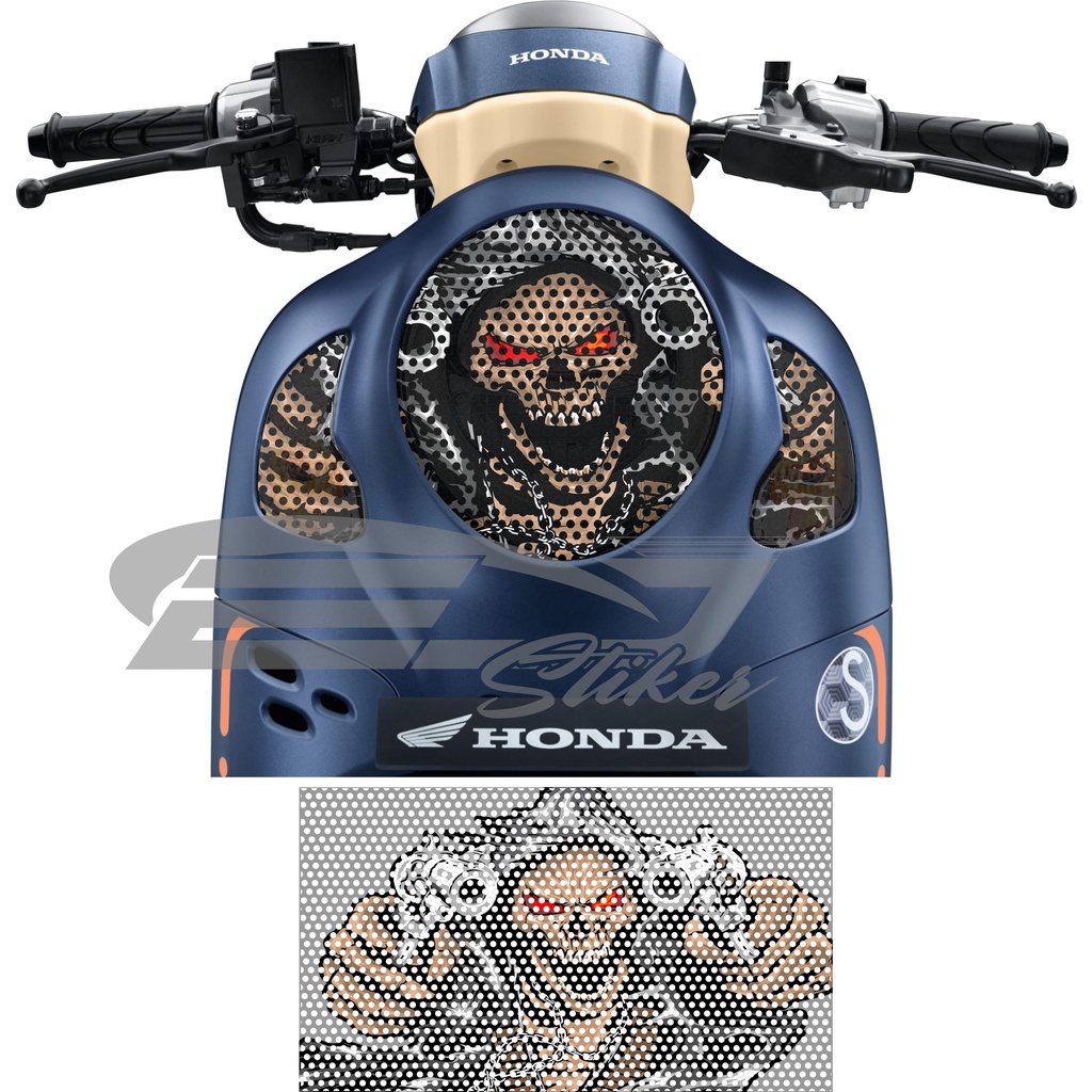 STIKER LAMPU MOTOR SCOOPY / NMAX /  VARIO  / HIBRID / SKOTLET TRANSPARAN HEADLAMP MOTOR ALL VARIANT