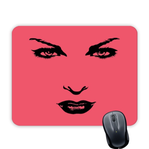 Woman Face Mouse Pad Alas Mouse Custom