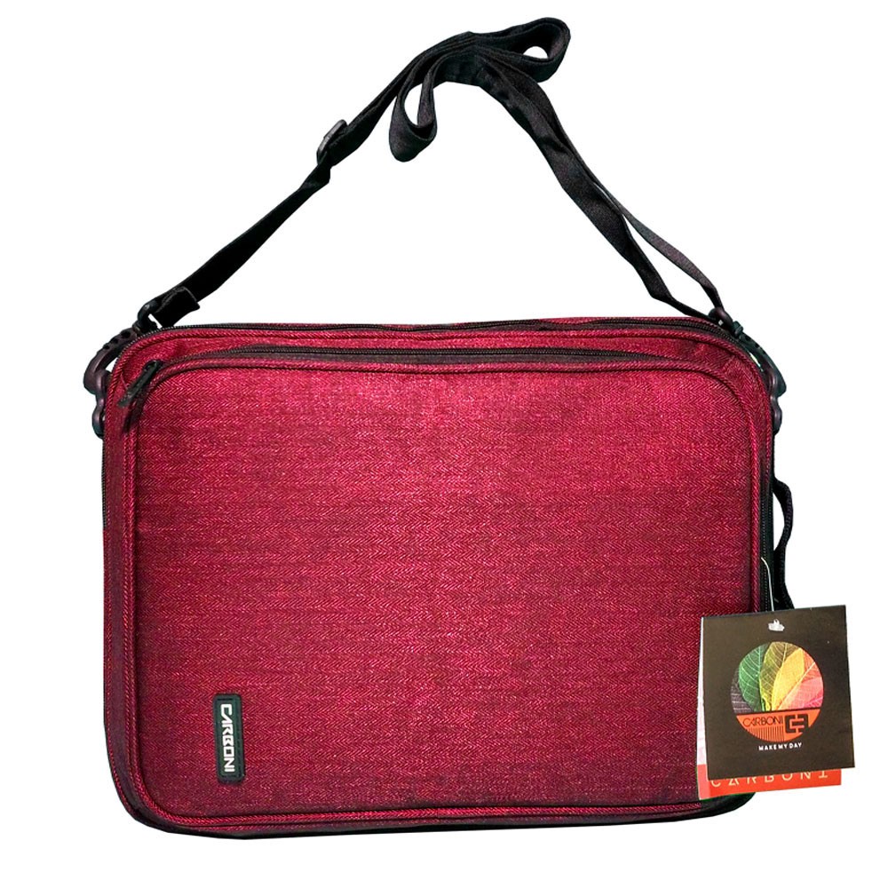 MA00045 15 - Red Carboni Make My Day Original Casual Backpack Laptop Sistem Tas Sekolah Tas Kerja