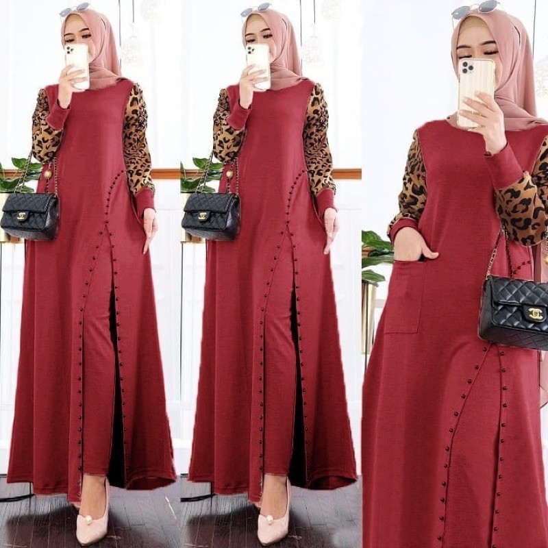 ZR- hanna long set / Set Gamis murah / Maxi Set terbaru