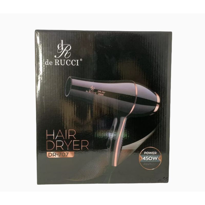 Hairdryer De Rucci DR-707 / FASHION HAIRDRYER DeRucci 100%