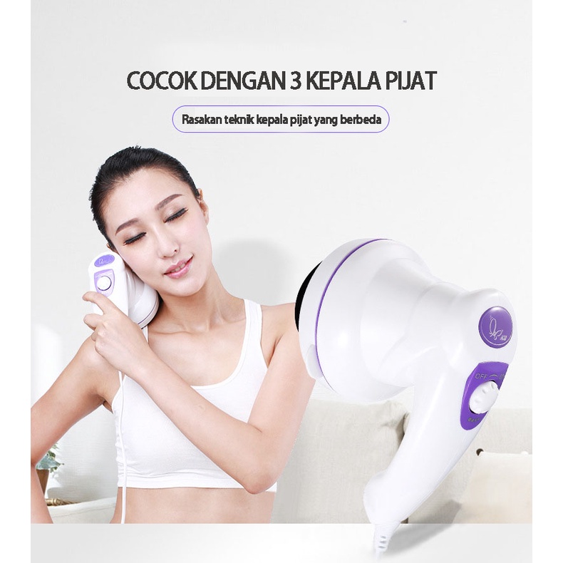 Mesin pendorong, pemijat, instrumen tubuh, mesin pelangsing getaran genggam listrik multi-fungsi, kaki, dan betis