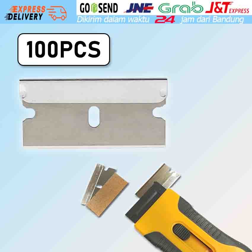 BABYBOZ - Pisau Pengupas Stiker Serbaguna Scraper Knife for Car Sticker BLADE RAZOR STIKER MOBIL 100