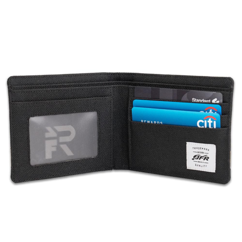 [HANYA DI SHOPEE] Dompet Pria Canvas Lipat Kulit Pria Cowok Laki Laki Kulit Canvas Murah JSHOP-01-3