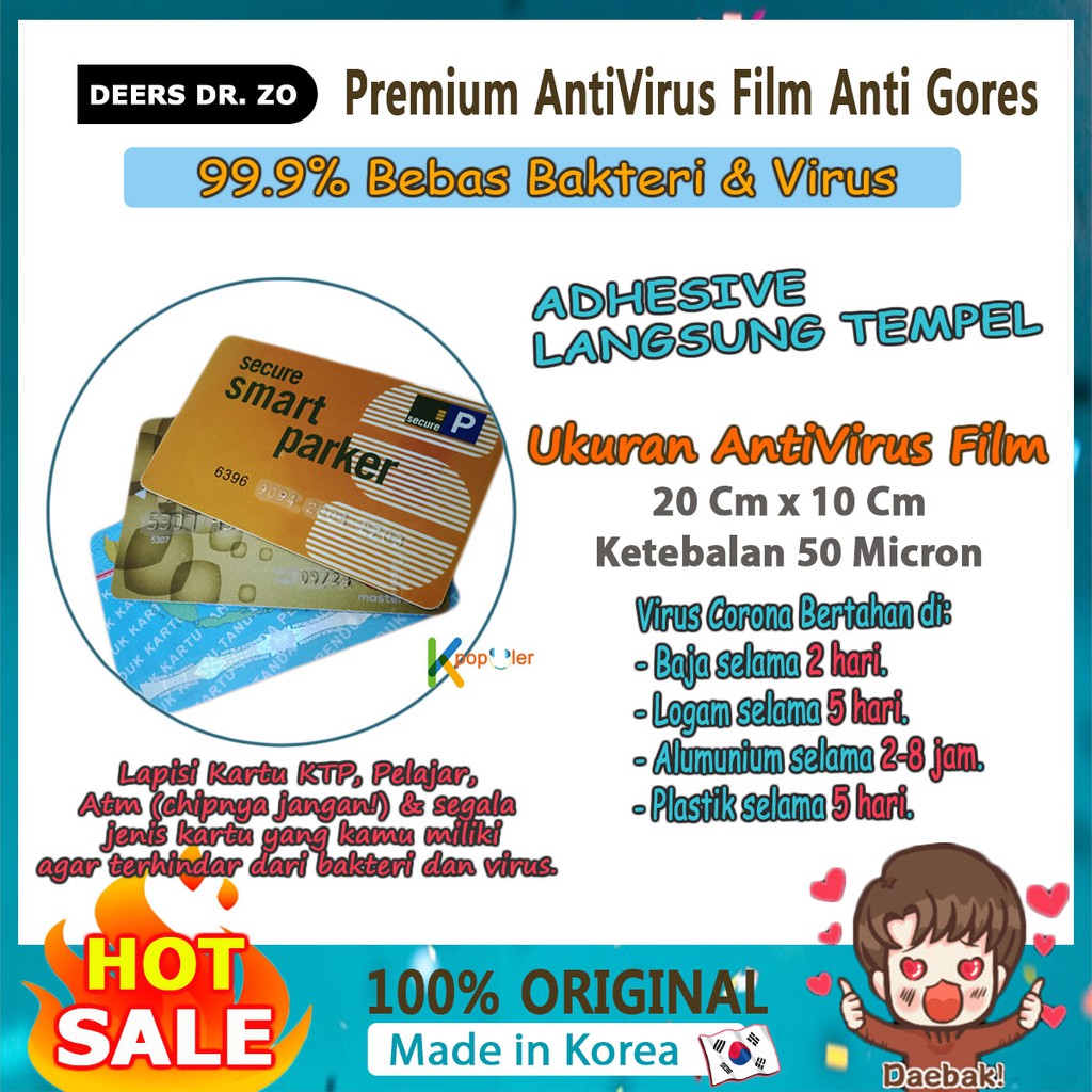 

Stiker Film Anti Virus dari KOREA