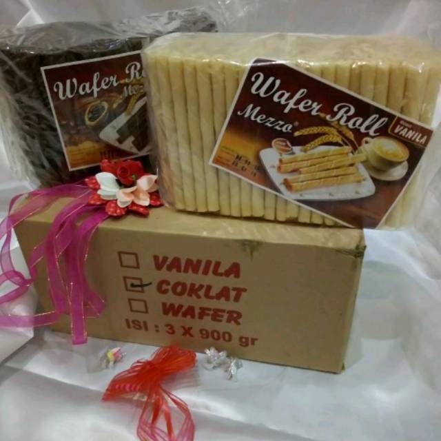 Astor wafer roll mezzo coklat vanila