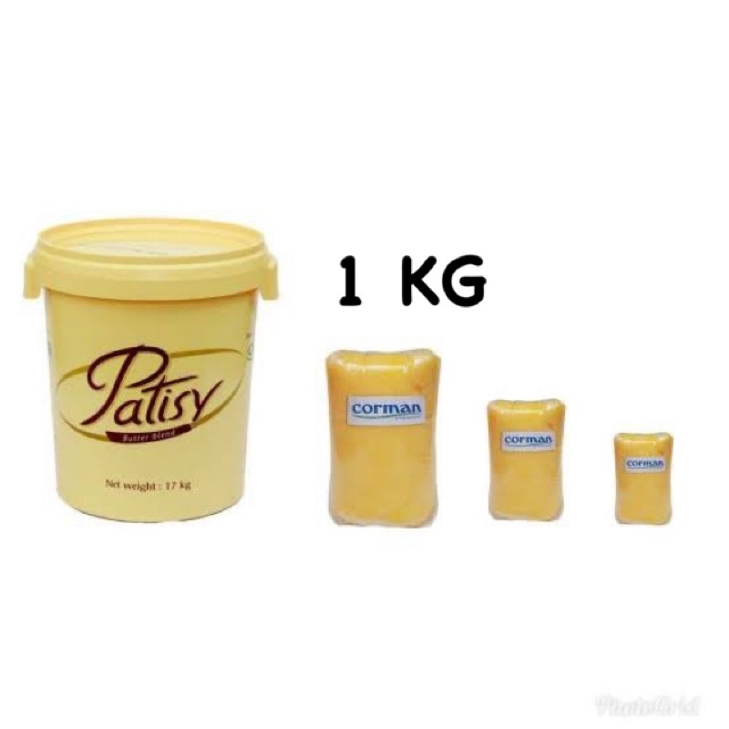 

BUTTER MENTEGA CORMAN PATISY BUTTER BLAND 1 KG