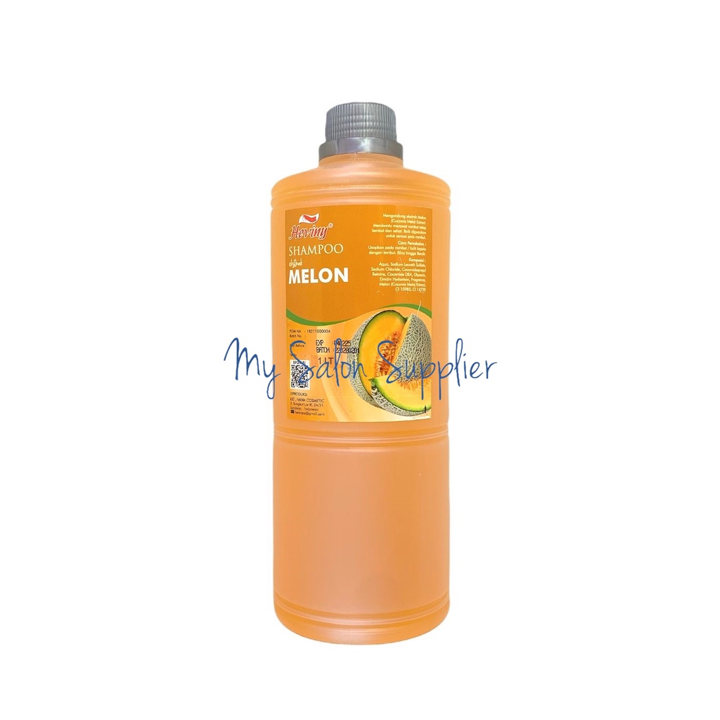 Heviny Shampoo Melon Botol 1L