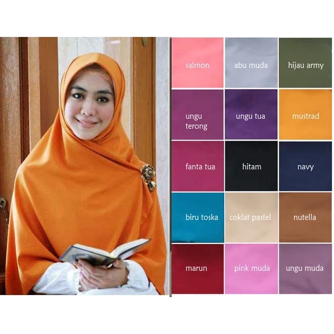 Hijab Segi Empat Wolfis JILBAB_GROSIR