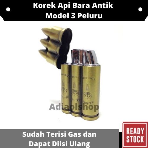 KOREK API BARA MODEL 3 PELURU