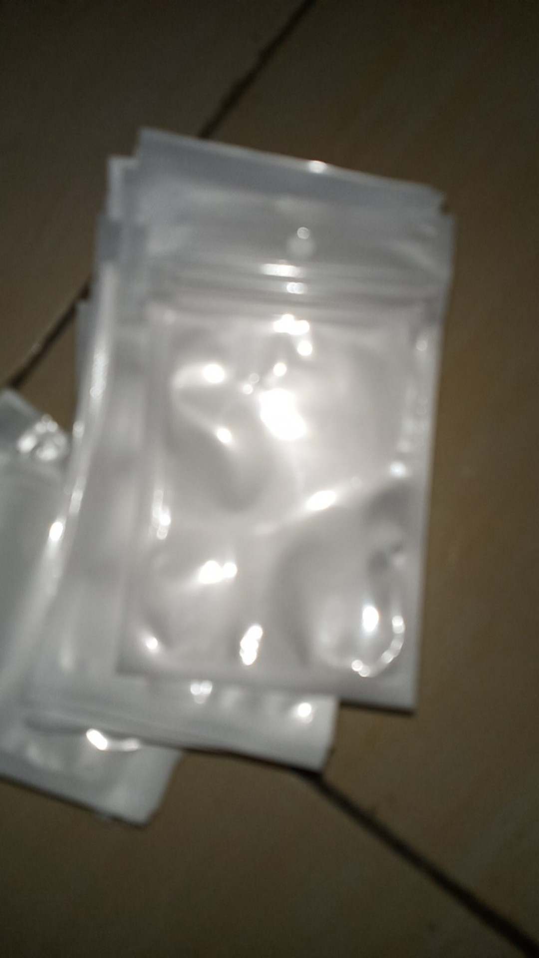 Plastik Ziplock Kombinasi Transparan Putih Uk 7,5x12 Cm Cocok Untuk Wadah Masker 25gr / Per Lembar