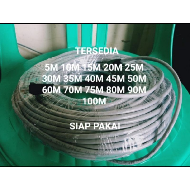 Kabel LAN siap pakai 30 M pararel wifi / router