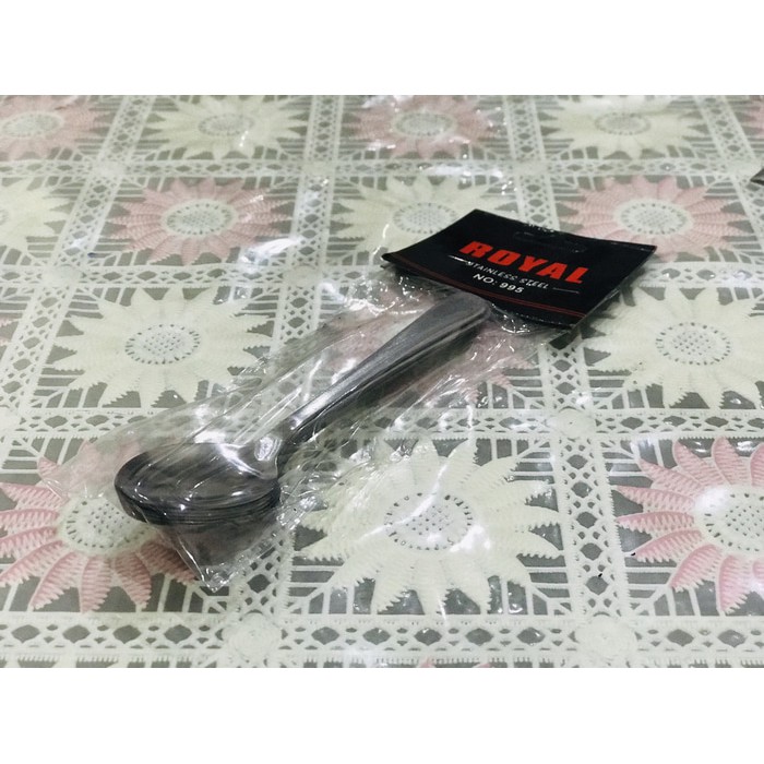 SENDOK BUAH SENDOK KOPI SENDOK TEH STAINLESS STEEL ROYAL 995 ( 6 PCS )