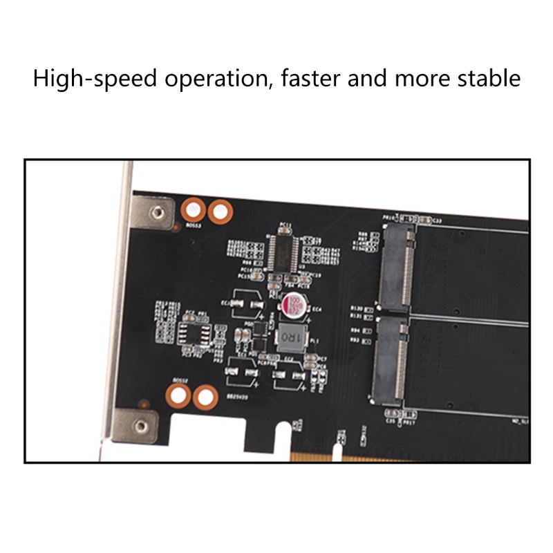 zzz 4 Port PCIE to M2 Expansion Card PCIE X16 to M.2 NVME Controller SSD Card for PC