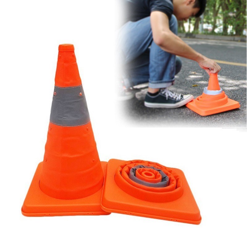 Foldable Traffic Cone Emergency | Kerucut Segitiga Darurat Model Lipat