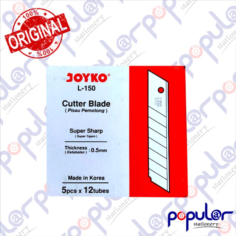 

Isi Cutter Joyko Besar L 150