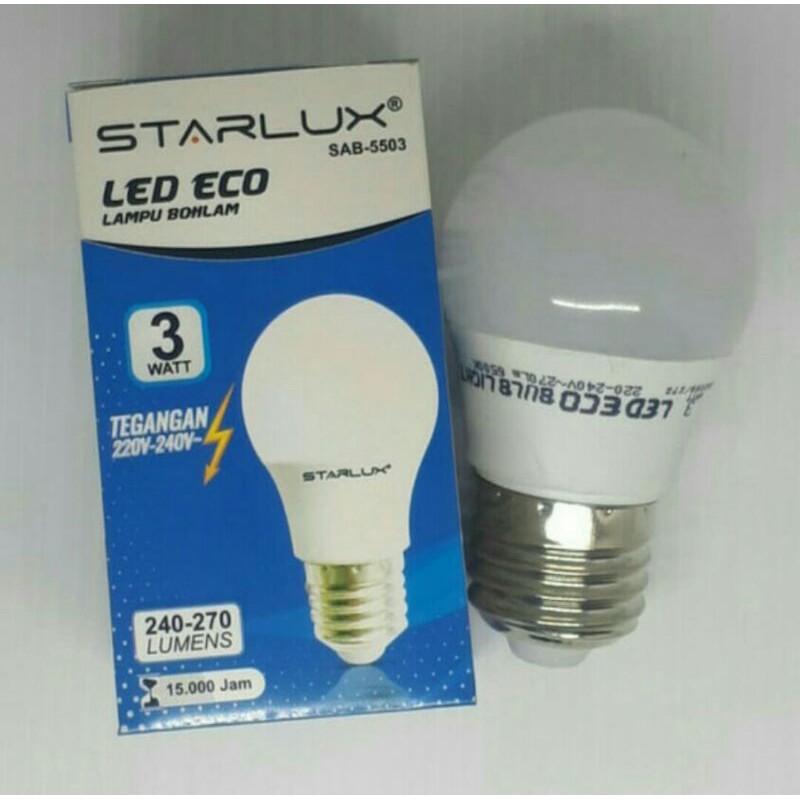 LAMPU  LED 3WATT STARLUX ECO