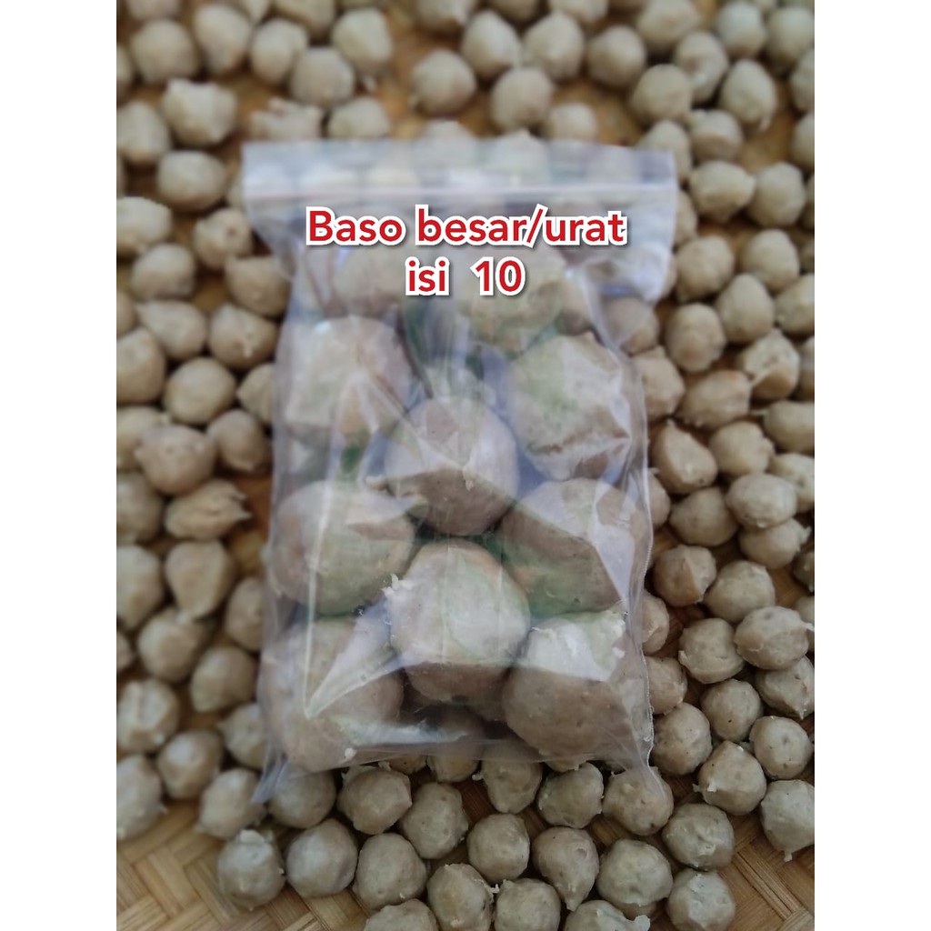 

Bakso Sapi Homemade Isi Urat (10 pcs)