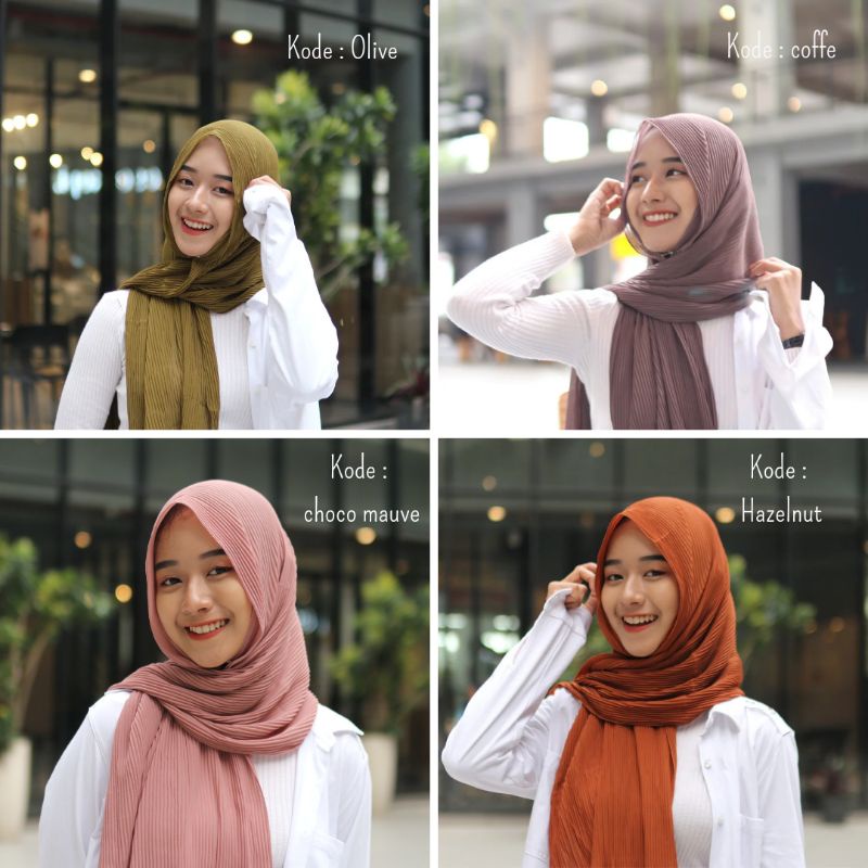 Pashmina Full Plisket Lidi Ceruty Babydoll / Pleats