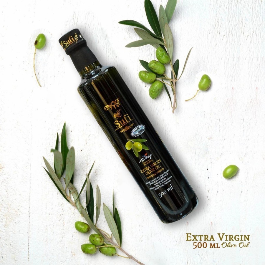 minyak zaitun extra virgin olive oil  evoo  sufi 500ml original