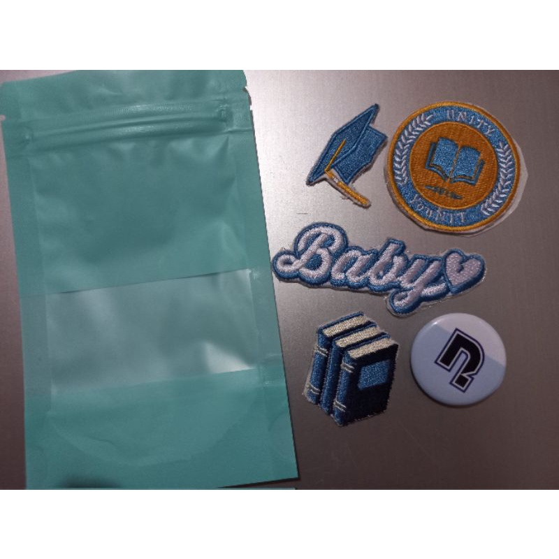 Stiker Restu Waktu + Pin & Patches Set Baby UN1TY (Merch Pin & Patches Era Baby UN1TY) - Merchandise