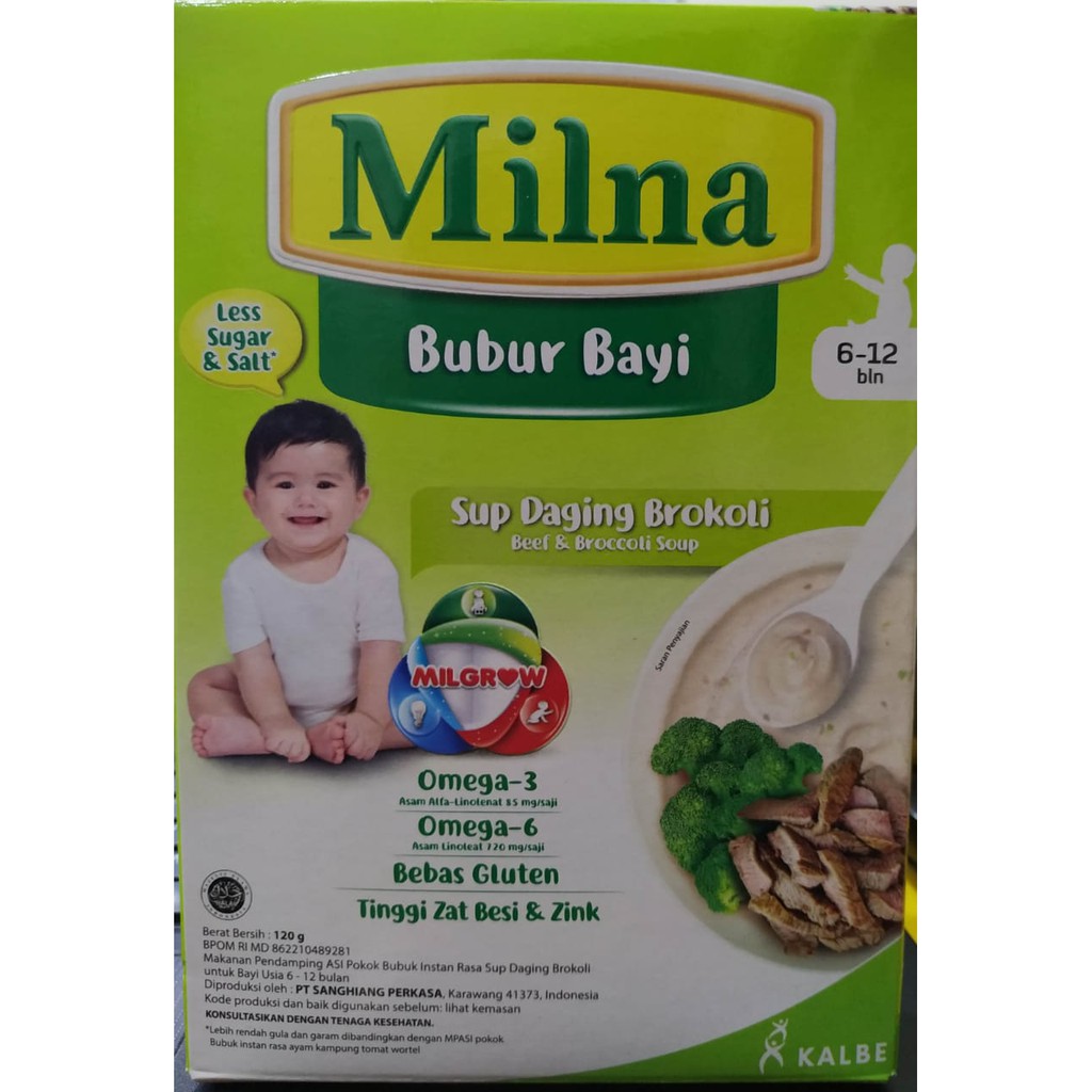 Milna Bubur Bayi Reguler Mpasi Shopee Indonesia
