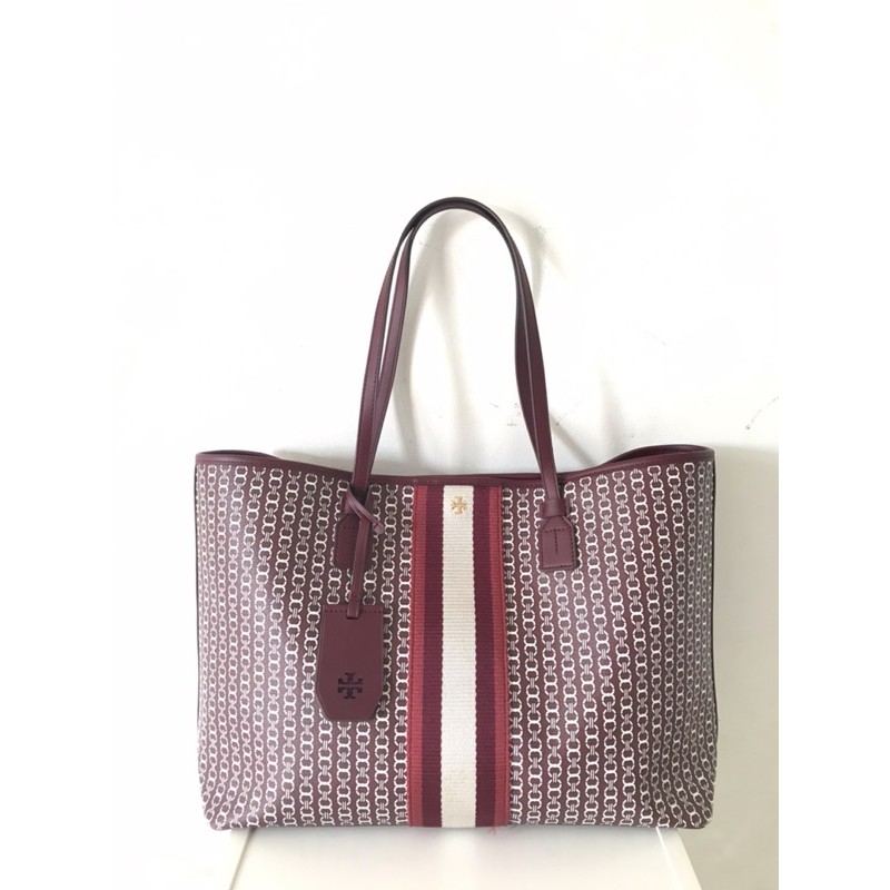 Tory Burch Gemini Link Tote Preloved Authentic Guarantee