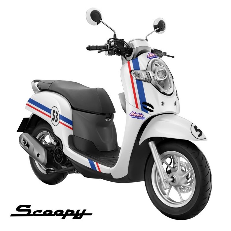 Stiker decal fullbody Scoopy fi 2017 . 2018 . 2019 . 2020 custom sticker full body scoopy new donat 