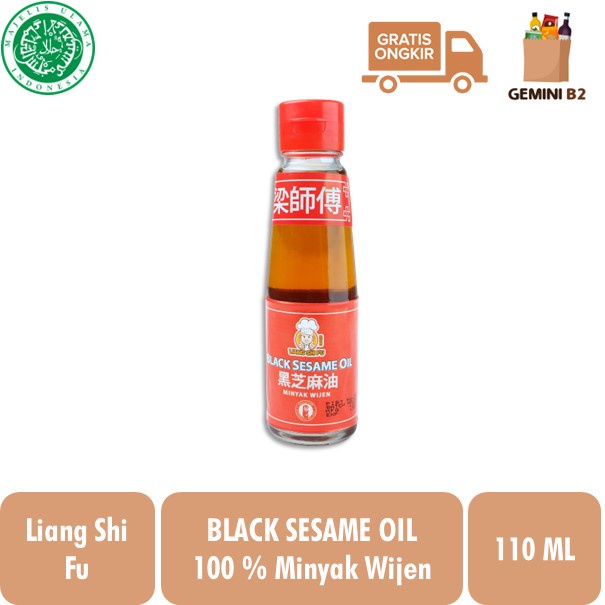 

Liang Shi Fu Black Sesame Oil / Minyak Wijen 110ML HALAL