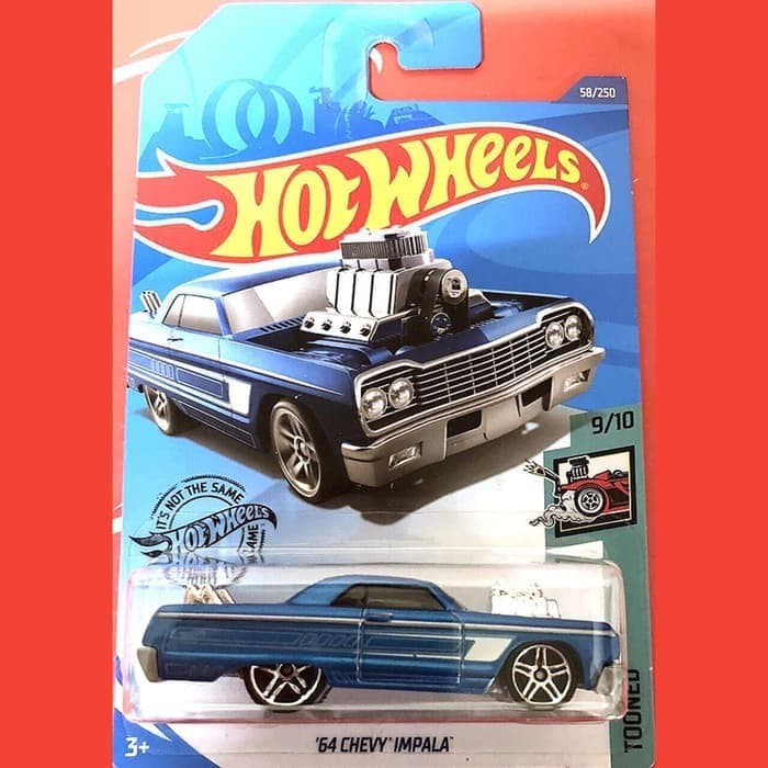 Hot Wheels 64 Chevy Impala Tooned. Mainan Anak Die Cast Mobil