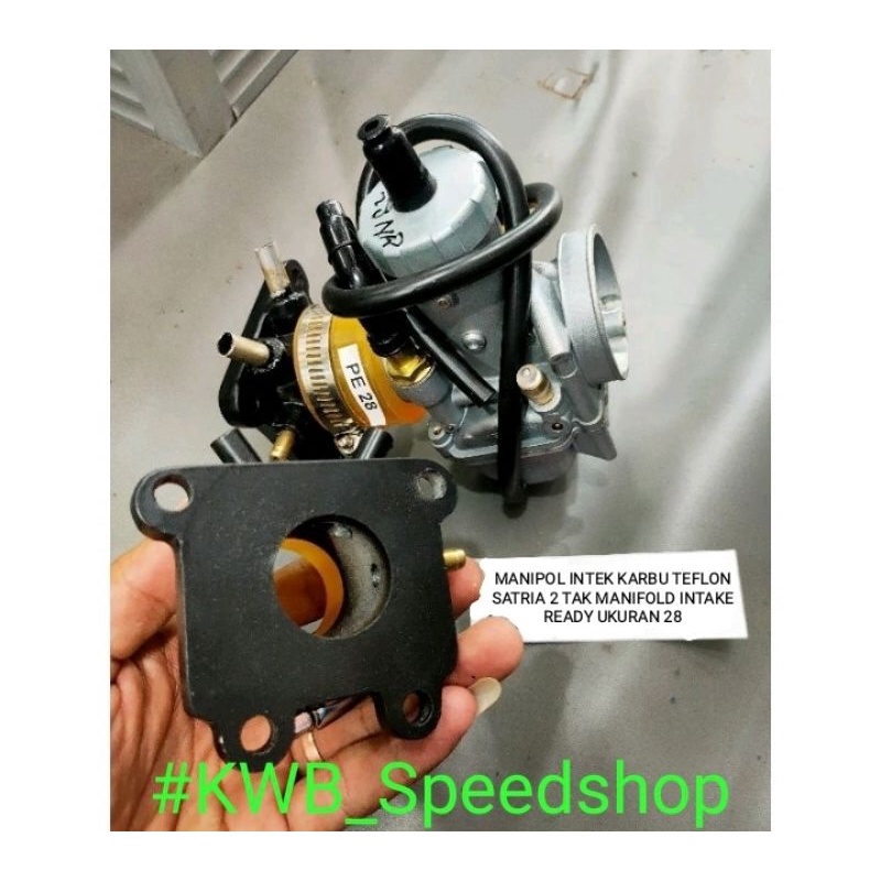 Manipol manipul manifold SATRIA 2TAK PE 24 26 28 30 32 34 35 INTAKE MANIPOL INTEK KARBU TEFLON SATRIA 2 TAK MANIFOLD INTAKE UKURAN PE 24 26 28 30 32 34 35