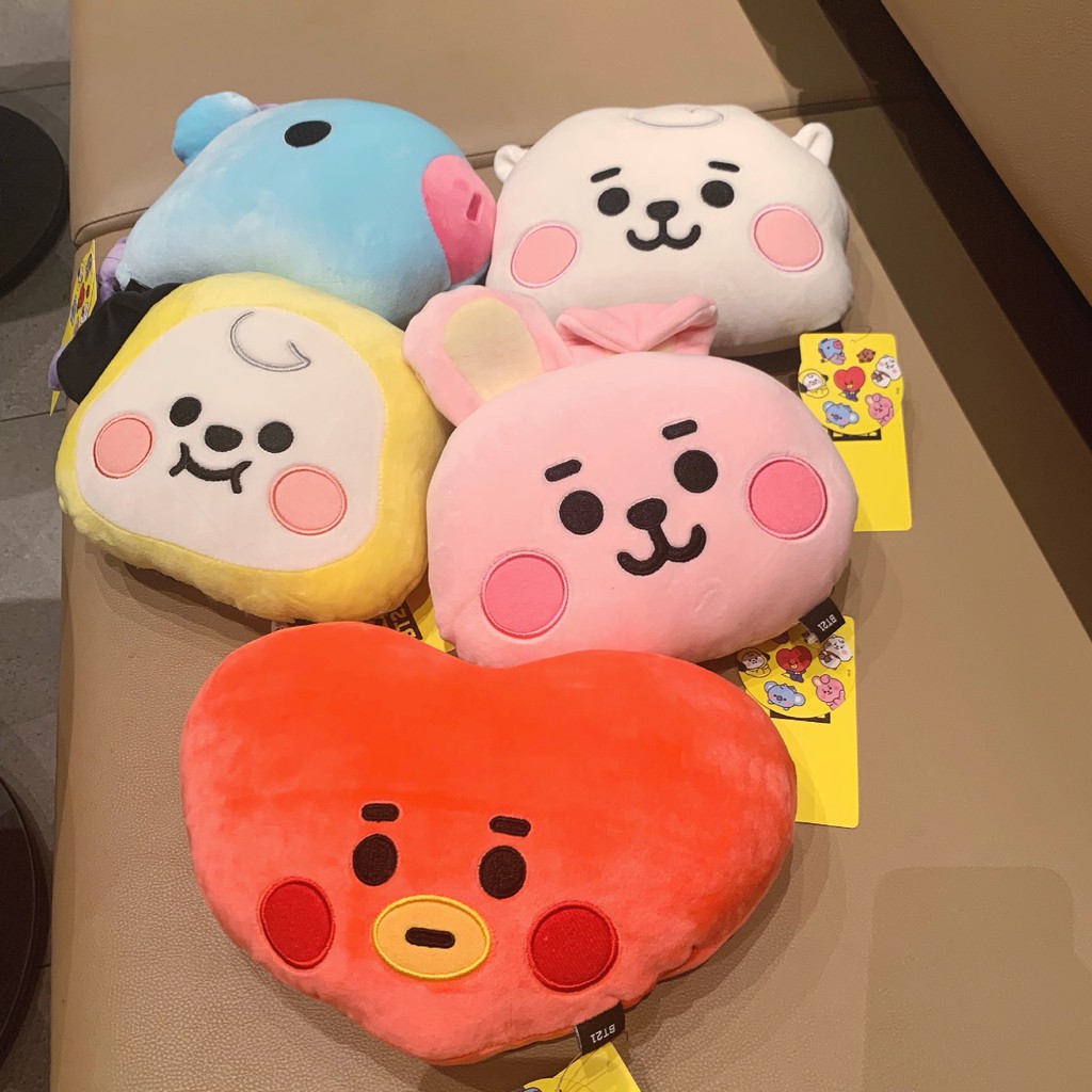 Boneka BTS BT21 KPOP Car Pillow Cushion Plush