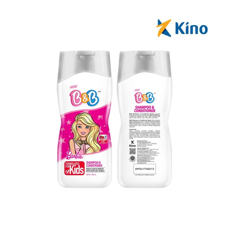 B&amp;B Kids Shampoo &amp; Conditioner 200ml