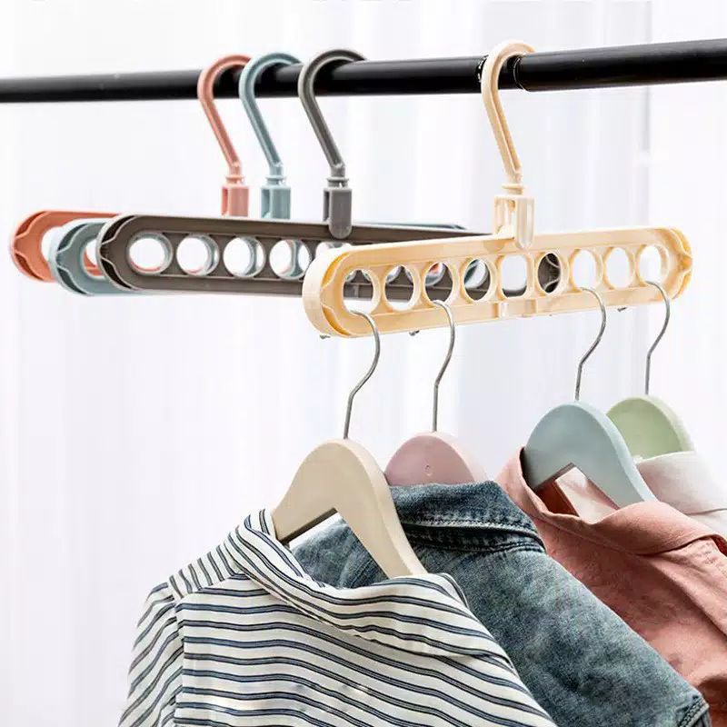 Gantungan Baju/ Magic Hanger Baju multifungsi Tjkt1606 U1