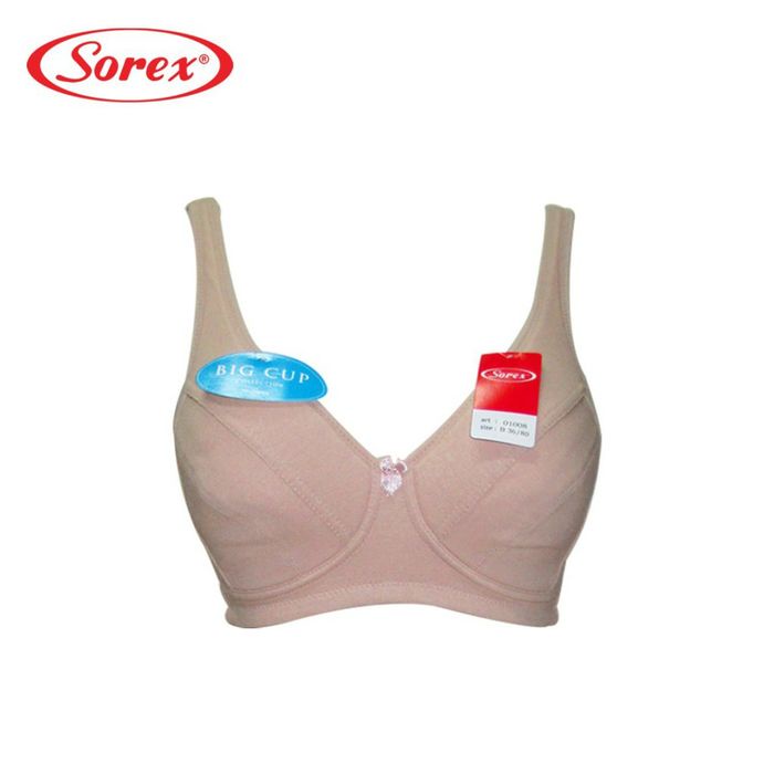 Sorex Bra BIG CUP Art. 01008 | BH Sorex Basic Busa Tipis Tanpa Kawat Kait 3 | Open Sorex