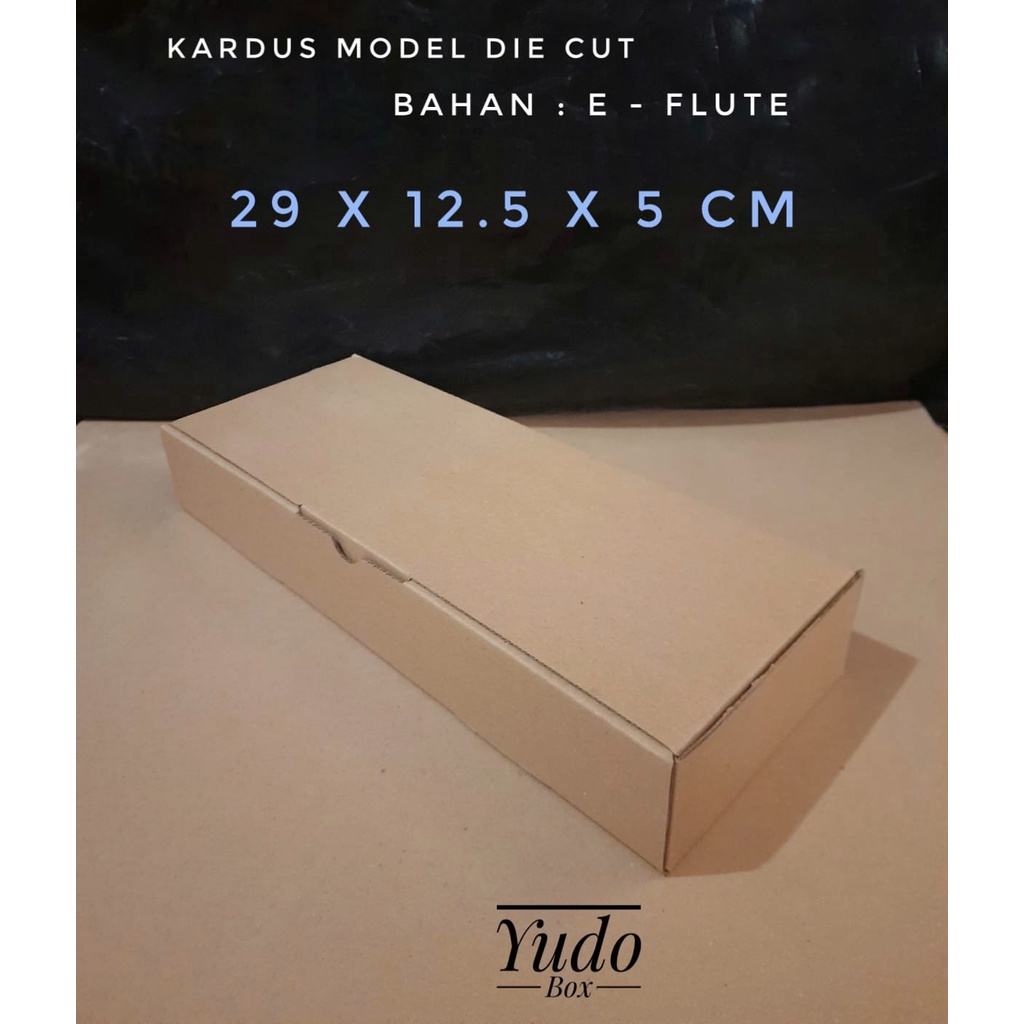 

Gambar Kardus Karton Uk, 29x12,5x5 cm...Die Cut U/ packiing dll