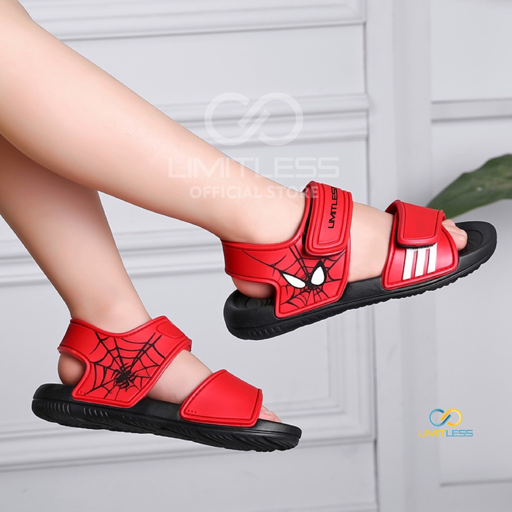 Zerolimit - Sepatu Sandal Anak Lucu Kekinian Sendal Sepatu Anak Laki Laki Batman Spiderman Sandal Anak Spiderman Keren